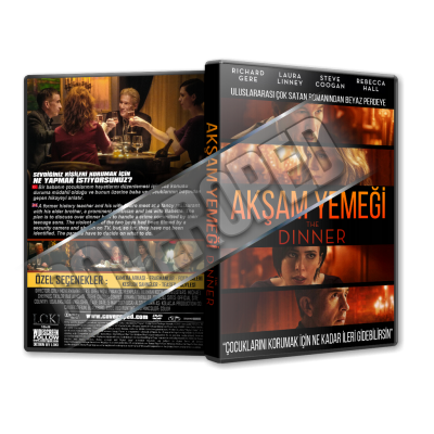 Akşam Yemeği - The Dinner 2017 Cover Tasarımı (Dvd Cover)